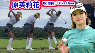 原英莉花_ウォーミングアップ（🏆優勝を願う❗️）⛳️Erika Hara_warm up☄️하라 에리카_워밍업