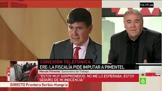 Manuel Pimentel en Al Rojo Vivo sobre la petición de imputación: \