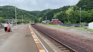 【参宮線】快速みえが二見浦駅に入線してくるだけの動画