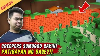 Gumawa Ako Base na Anti Creeper! - Build to Survive the Creepers Roblox