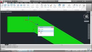 AutoCad 17 - Drawing a bridge abutment in 3D