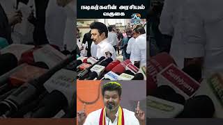 நடிகர்களின் அரசியல் வருகை முதல்வர் THUGLIFE பதில்!.. #stalin #actorvijay #dmk #tvkvijay