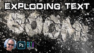 Photoshop: How to Create Powerful, EXPLODING Text!