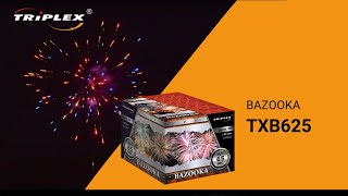 FAJERWERKI TXB625   36S 1'' BATERIA BAZOOKA F2 TRIPLEX FIREWORKS