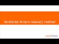 JavaScript Array's reduce() Method