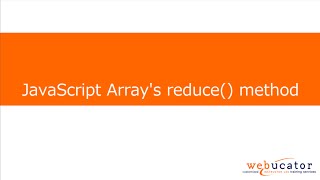 JavaScript Array's reduce() Method