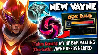 The NEW WAY to play VAYNE...this BUILD will INSTA-MELT anyone in TWO AUTOS 🤣