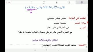 الرخصة المهنية عام (نظريات التعلم) النظرية السلوكية # علي القرشي