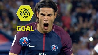 Goal Edinson CAVANI (20' pen) / Paris Saint-Germain - AS Saint-Etienne (3-0) / 2017-18
