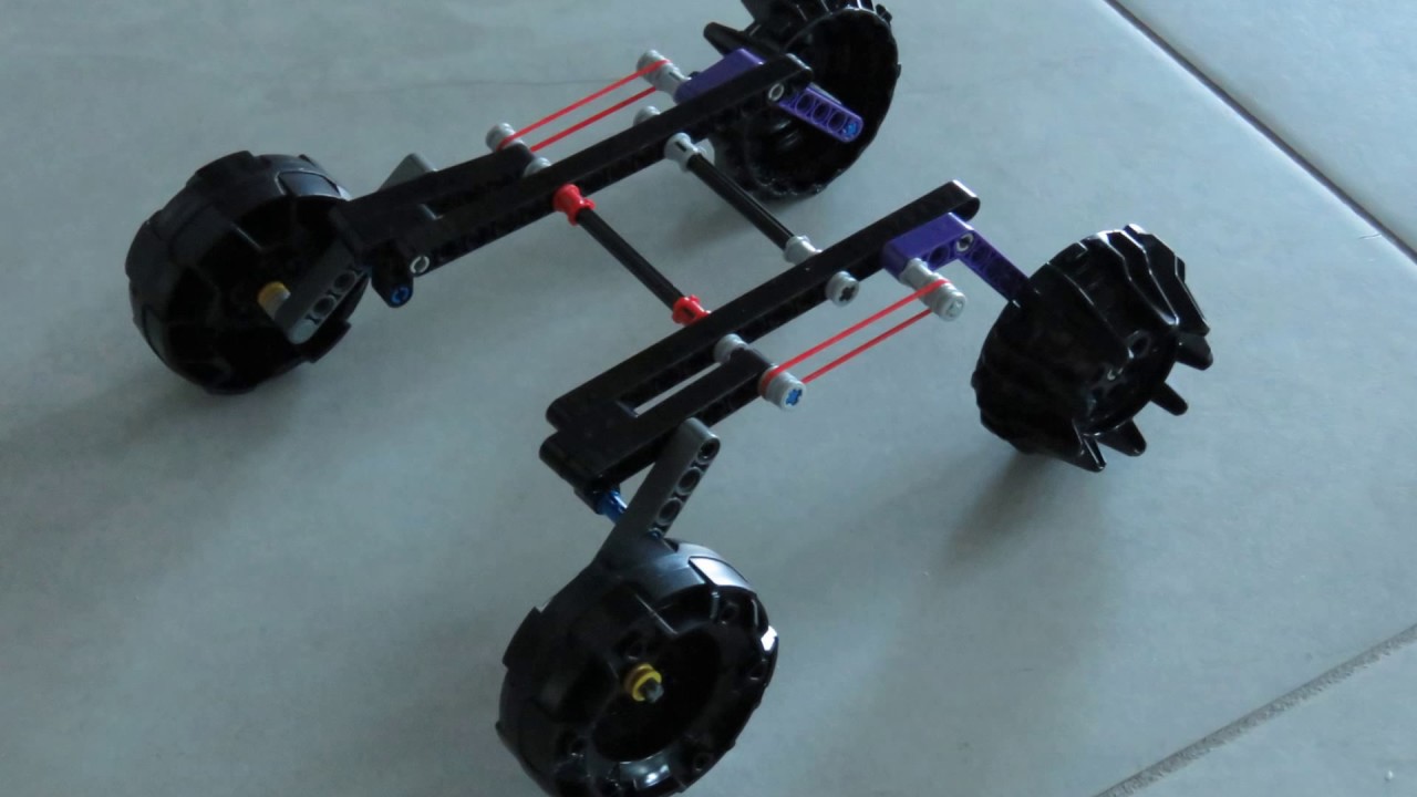 Simple Lego Suspension Model Youtube