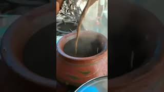 Special Matka Chai (मटका चाय) ☕😍 #chai #chailovers #indianstreetfood #tandoorichai #foodie #ytshorts