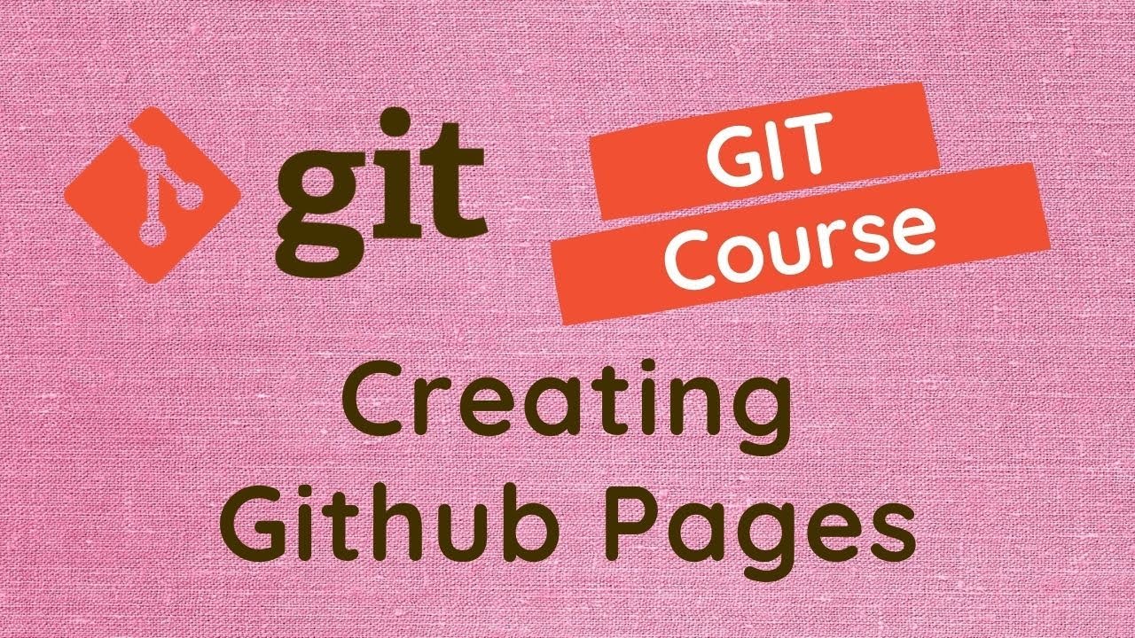 49. Creating Github Pages In The Github Repository. Create User Website ...