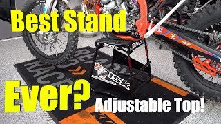 Best Stand EVER? Risk Racing Adjustable Top and Magnetic Dirt Bike Stand