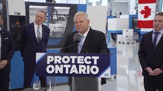 PC Leader Doug Ford vows to honour Ontario's EV commitment on Jan. 30, 2025