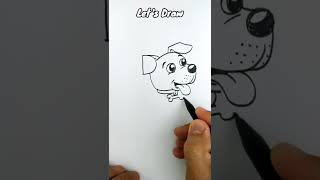 VERY EASY , How to turn words DOG into cartoon #shorts #art #drawing #draw #short