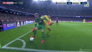 Marc-André ter Stegen Skill embracing his inner Manuel Neuer - Barcelona vs BATE 2-0