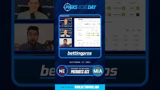 Pick of the Day: FREE NFL Pick for Patriots vs. Dolphins (BettingPros #shorts)