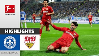 Stuttgart Defends 3rd Place | Darmstadt - Stuttgart 1-2 | Highlights | MD 22 – Bundesliga 23/24