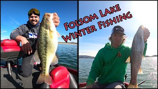 Folsom Lake Winter Bass Fishing 2021