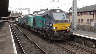 68001/68016 6k73 Sellafield - Crewe flask(s), Sat. 4th February 2023