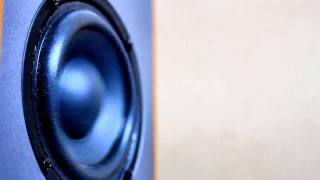 Speaker in slow motion