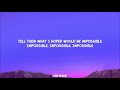 james arthur impossible lyrics