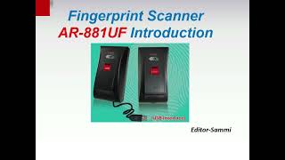 S06003-EN_【SOYAL】《Lift Control \u0026 Fingerprint Enroll》USB Fingerprint Enroller  Introduction-AR 881UF