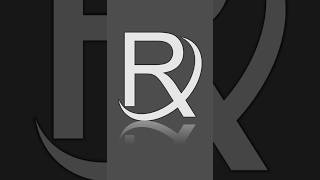 Coreldraw Tutorial - Letter R + X Logo Design in coreldraw