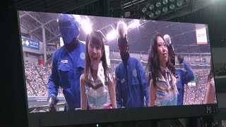 170402 ファイターズガールやハイファイブボーイズと共に手拍子足踏み