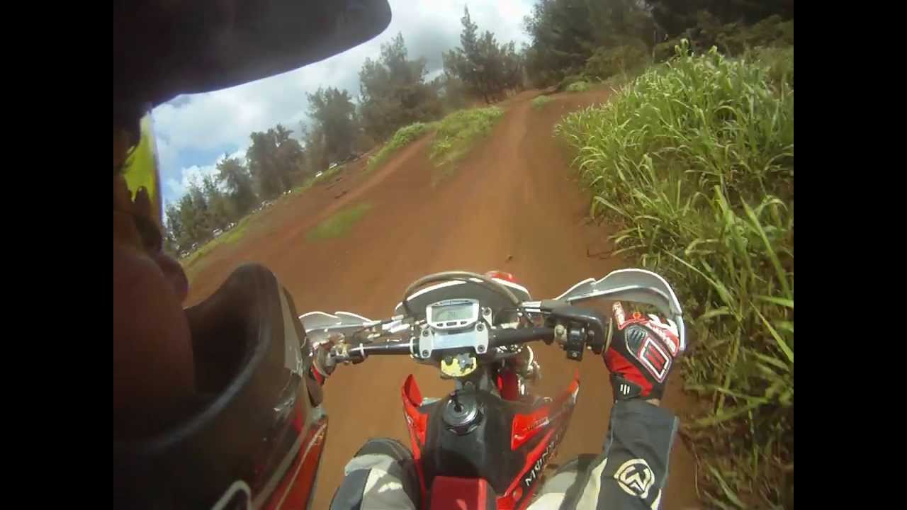 05 19 13 Crazy Dirt Bike Ride Kahuku Hawaii North Shore Insanity Youtube