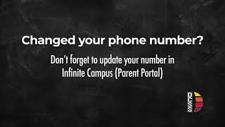 How to update your contact information in Infinite Campus Parent Portal