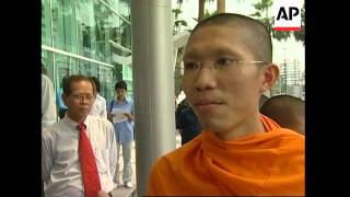 Buddhist monks protest beer listing on stock exchange