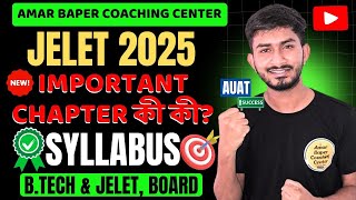 How to Prepare For JELET 2025? JELET 2025 Syllabus,Cutoff,Math Important Chapter?💡 JELET Batch 2025