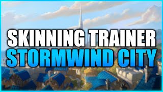 Stormwind City - Skinning Trainer