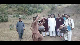 Safeer Shahzad Dholi New bets song at Kotli Azad Kashmir with Shajar Abbas Dholi Jhelum jango