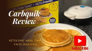 CARBQUIK REVIEW #chefcarolnyc #carbquik #lowcarbpancakes #lowcarbbreakfast