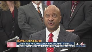 Curtis Hill announces run for attorney general