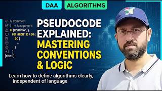 How to Write Pseudocode for Algorithms | DAA & Data Structures