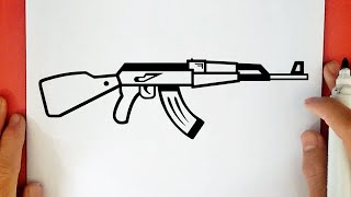 COMO DESENHAR UMA AK-47