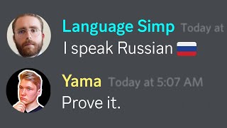 Can Language Simp ACTUALLY Speak Russian?