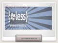 how to use LESS CSS Pre-processor