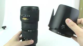 How to install JJC LH-29(Replaces HB-29) Bayonet Lens Hood Shade on Nikon 70-200mm f/2.8 G-AFS Lens