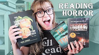 Reading Hyped Horror Books 🧛🏻‍♂️☠️ [Reading Vlog]