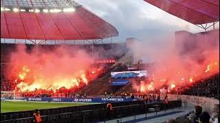 Hertha BSC and Union Berlin ultras amazing show in Derby