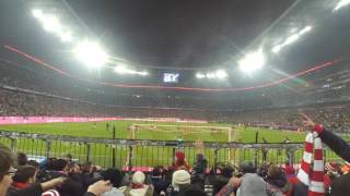 Atmosphere in the Allianz arena when Bayern Munich score