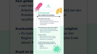 Krankmeldung - DAS solltest du wissen!