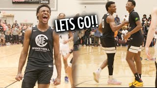 Bronny James Dunks On Defender & Bryce James Hyped Up The Crowd in Memphis!