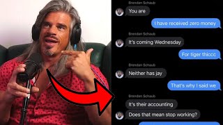 Mark Harley Leaks Brendan Schaub's Text Messages!!!