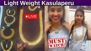 Light Weight Kasuluperulu  With weights | Mukunda Jewellers #lightweightjewellery @brideessentials