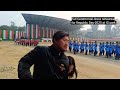 full dress republic day 2025 parade rehearsal ig park itanagar arunachal pradesh